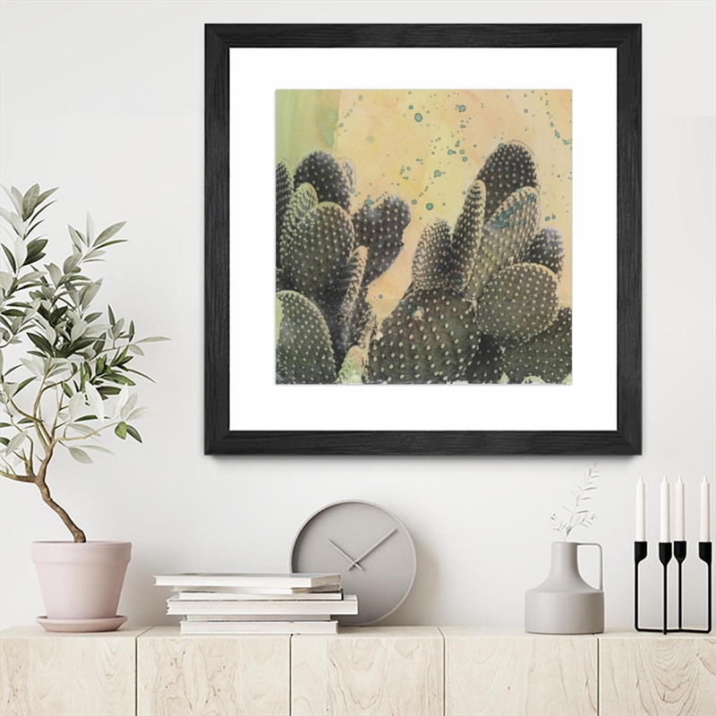 Giant Art 36x36 Desert Dreams II Matted and Framed in Multi-Color