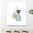 Giant Art 30x40 Whispers II Matted and Framed in Multi-Color