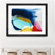 Giant Art 32x24 Maya IV Matted and Framed in Yellow