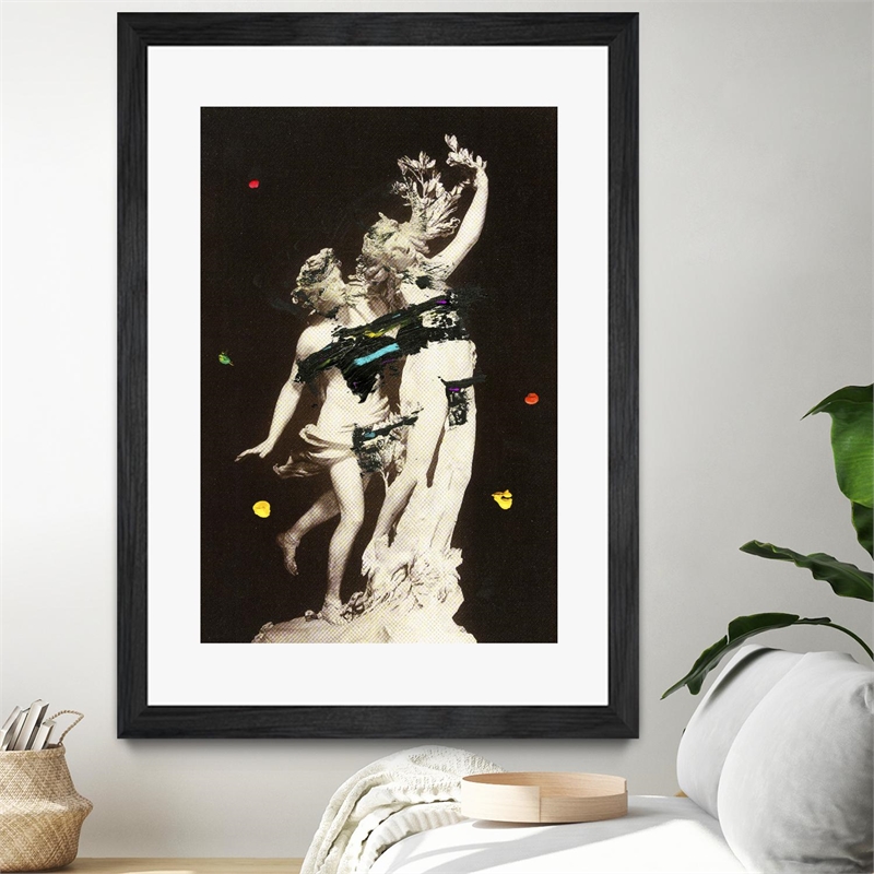 Giant Art 24x36 Love Asunder II Matted and Framed in Multi-Color
