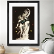 Giant Art 24x36 Love Asunder II Matted and Framed in Multi-Color