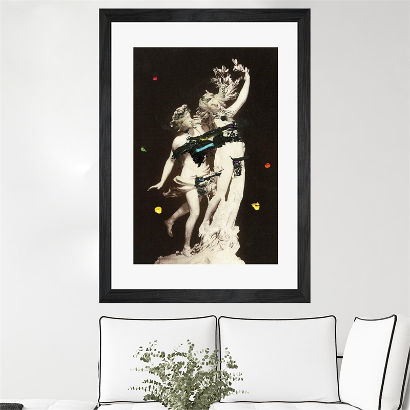 Giant Art 24x36 Love Asunder II Matted and Framed in Multi-Color