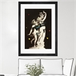 Giant Art 24x36 Love Asunder II Matted and Framed in Multi-Color