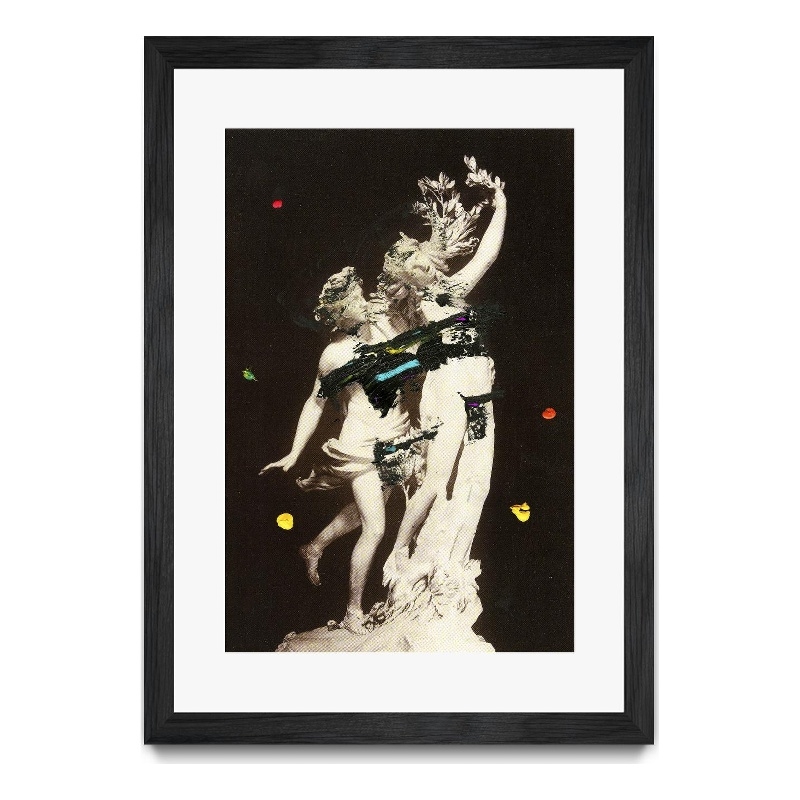 Giant Art 24x36 Love Asunder II Matted and Framed in Multi-Color