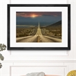 Giant Art 36x24 Shatov - My way Matted and Framed in Multi-Color