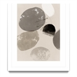 Giant Art 30x40 Floating Rocks II Matted and Framed in Multi-Color