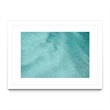 Giant Art 24x36 Cracks Matted and Framed in Turquoise