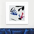 Giant Art 36x36 Poker II Matted and Framed in Red