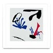 Giant Art 36x36 Poker II Matted and Framed in Red