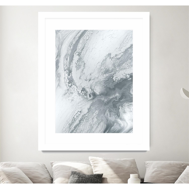 Giant Art 30x40 Magnetic Matted and Framed in Multi-Color