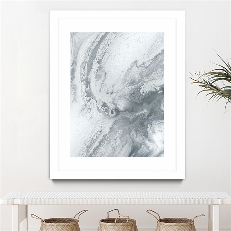 Giant Art 30x40 Magnetic Matted and Framed in Multi-Color