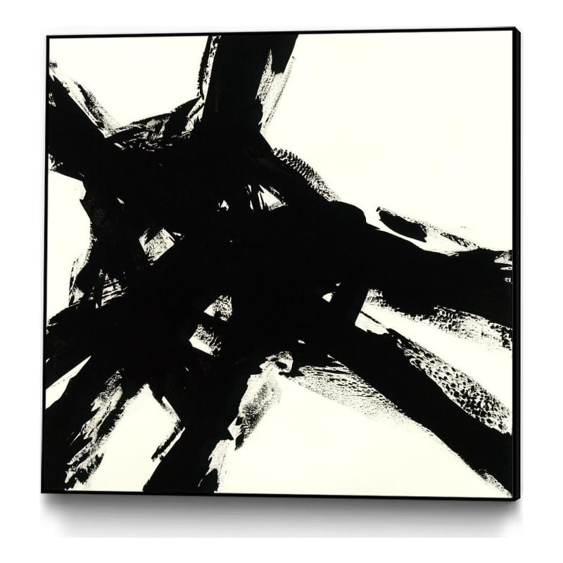 Giant Art Canvas  30x30 Shadow Complex Framed in Multi-Color