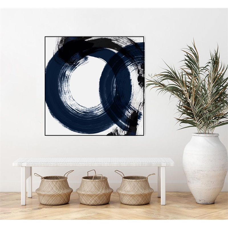 Giant Art Canvas  20x20 Deep Eternity Framed in White