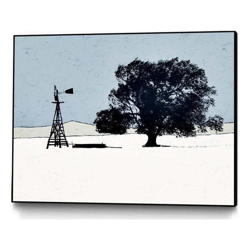 Giant Art Canvas  24x18 Keeping Company Framed in Multi-Color