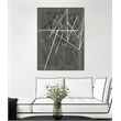 Giant Art Canvas  30x40 Vertices II Framed in White