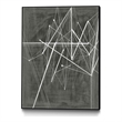 Giant Art Canvas  30x40 Vertices II Framed in White