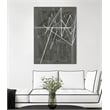 Giant Art Canvas  24x32 Vertices II Framed in White