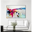 Giant Art Canvas  36x24 Reach in out Framed in Pink