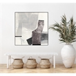 Giant Art Canvas  30x30 The City Walls Framed in Multi-Color