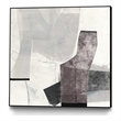 Giant Art Canvas  30x30 The City Walls Framed in Multi-Color