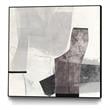 Giant Art Canvas  20x20 The City Walls Framed in Multi-Color