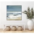 Giant Art Canvas  20x20 East Coast II Framed in White