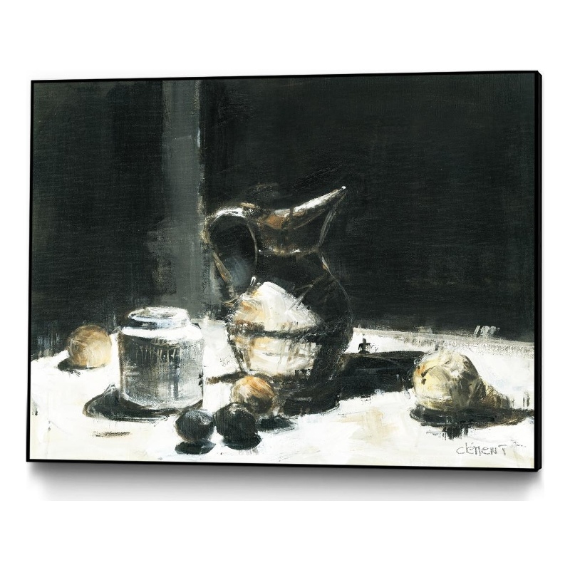 Giant Art Canvas  40x30 Nature Morte I Framed in Multi-Color