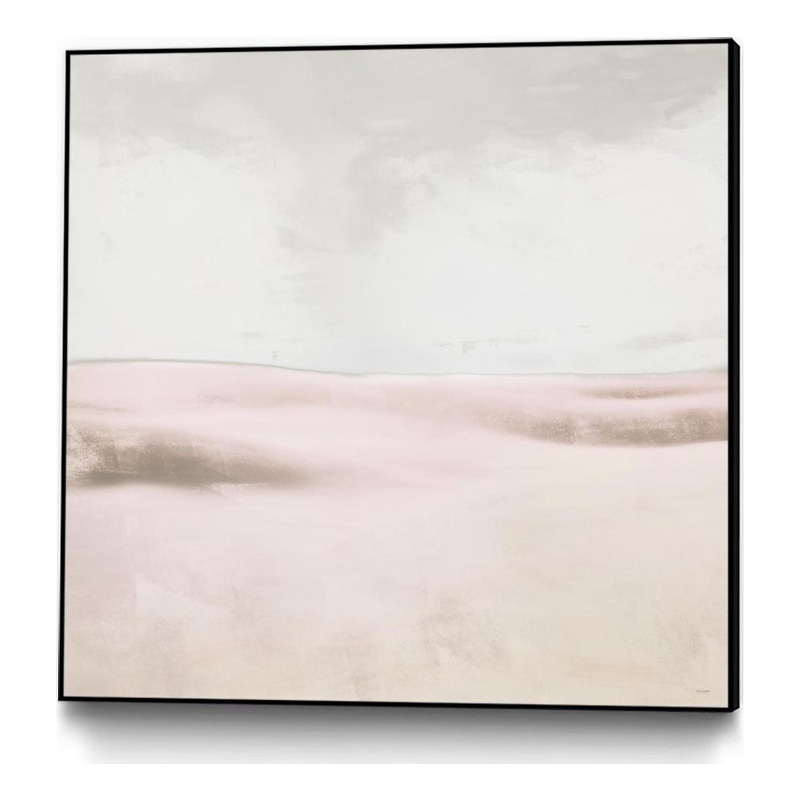 Giant Art Canvas  20x20 Blush Balance I Framed in Multi-Color