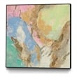 Giant Art Canvas  30x30 Retro Jewel Tones II Framed in Multi-Color