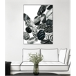 Giant Art Canvas  30x40 Dalmatian Rocks II Framed in White