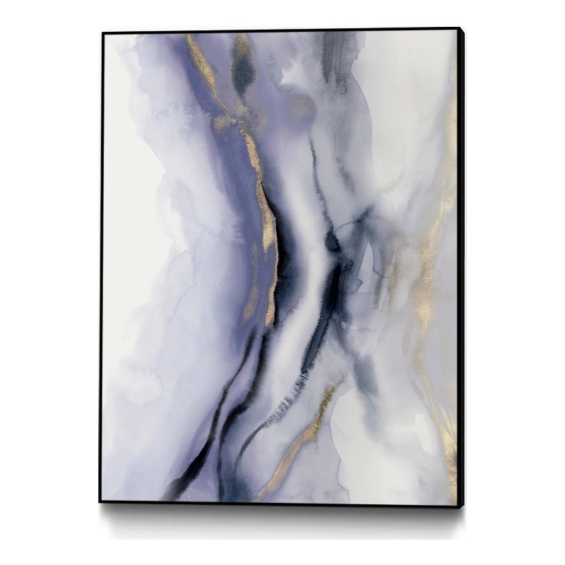 Giant Art Canvas  30x40 Blue Waters I Framed in Multi-Color