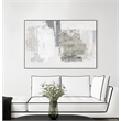 Giant Art Canvas  36x24 Silver Slate Framed in Multi-Color