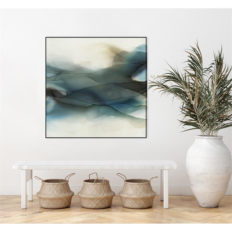 Giant Art Canvas  20x20 September Desert Framed in Multi-Color