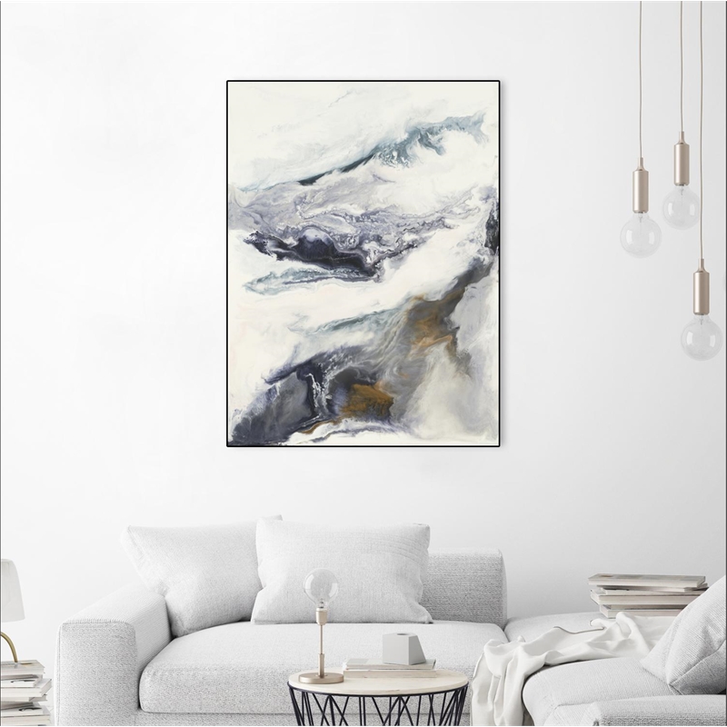 Giant Art Canvas  24x32 Expedite Framed in Multi-Color