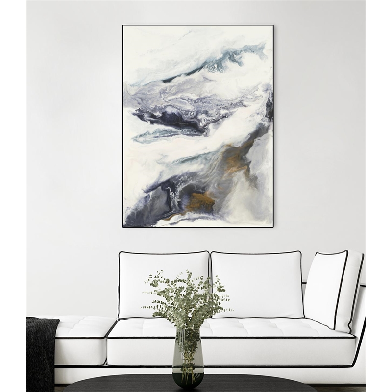 Giant Art Canvas  24x32 Expedite Framed in Multi-Color
