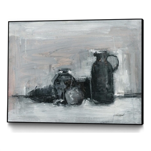 Giant Art Canvas  40x30 Nature Morte II Framed in Multi-Color