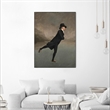 Giant Art Canvas  24x32 Reverend Robert Walker Skating Framed in Multi-Color