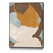 Giant Art Canvas  24x32 Casual III Framed in Multi-Color