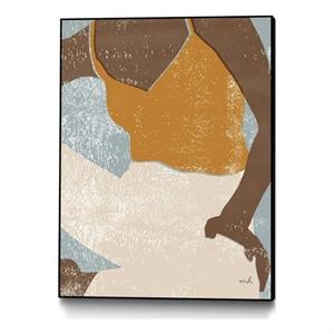 Giant Art Canvas  30x40 Casual III Framed in Multi-Color