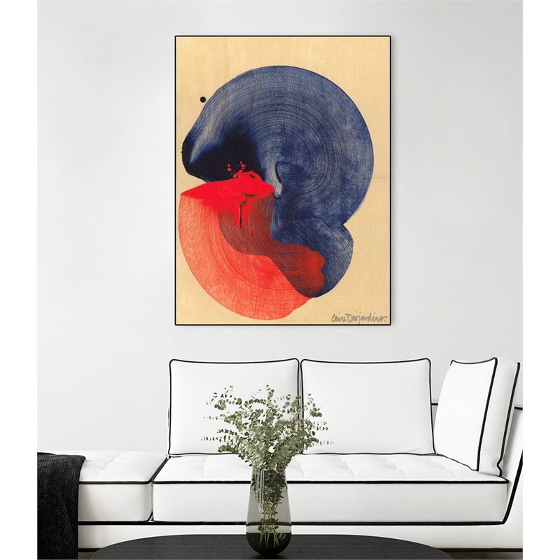 Giant Art Canvas  24x32 Socal 04 Framed in Red