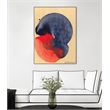 Giant Art Canvas  24x32 Socal 04 Framed in Red