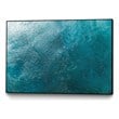 Giant Art Canvas  36x24 Water Texture Two Birds Eye Framed in Green