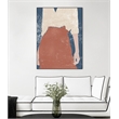 Giant Art Canvas  24x32 Casual IV Framed in Multi-Color