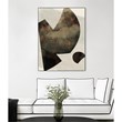 Giant Art Canvas  24x32 Natural Color Machine I Framed in Multi-Color