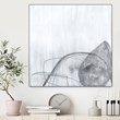 Giant Art Canvas  20x20 Premonition II Framed in Multi-Color