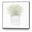 Giant Art Canvas  30x30 Garden Plants I Framed in Multi-Color