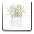 Giant Art Canvas  20x20 Garden Plants I Framed in Multi-Color