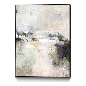 Giant Art Canvas  30x40 Garden Gate Framed in Multi-Color