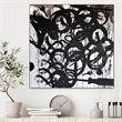 Giant Art Canvas  30x30 Junk Drawer Framed in Multi-Color