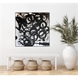 Giant Art Canvas  30x30 Junk Drawer Framed in Multi-Color